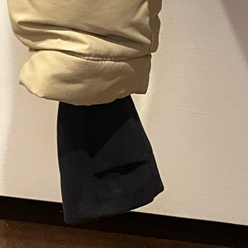 Aritzia The Super Puff Shorty Oxford Tan Sz XS NWOT - Picture 15 of 16